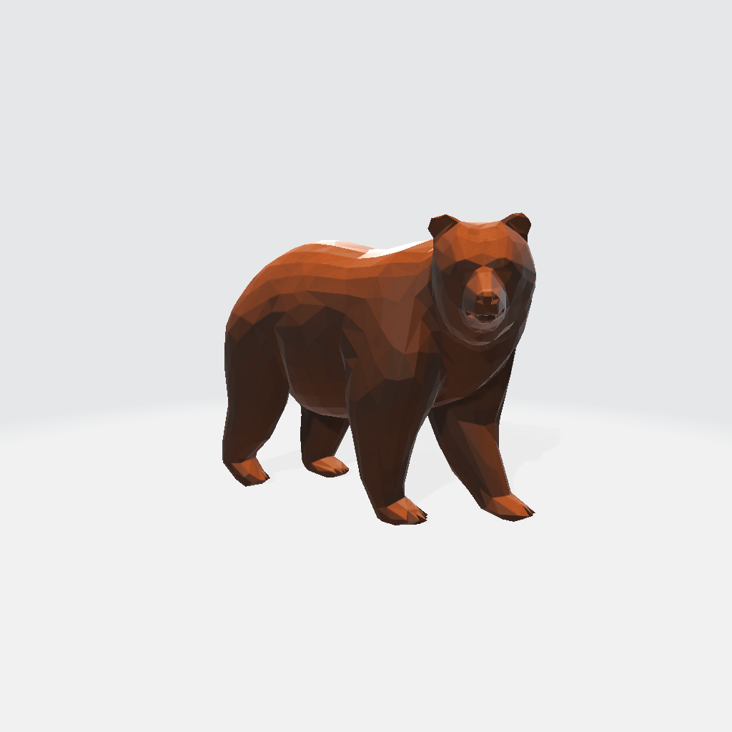 Bear - Low Poly 3D Model
