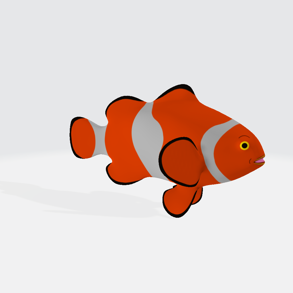 Clown Fish 3D model free download