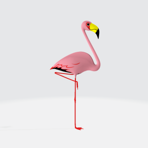 Pink Flamingo Flamingo 3D Model