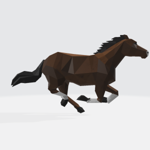 Horse - low poly