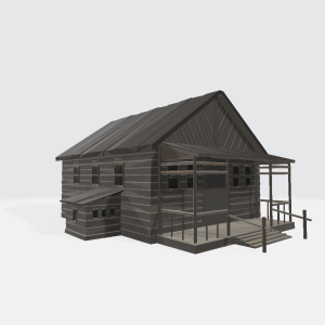 Ranger station - low poly