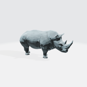 Rhino - low poly