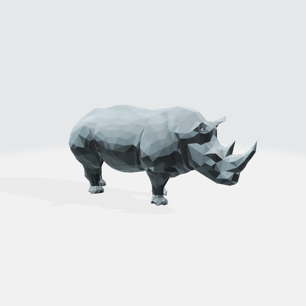 Rhino - low poly