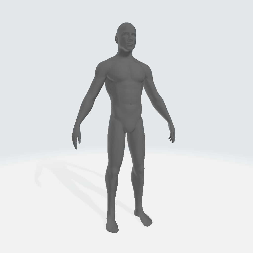 Male Base 3D Model