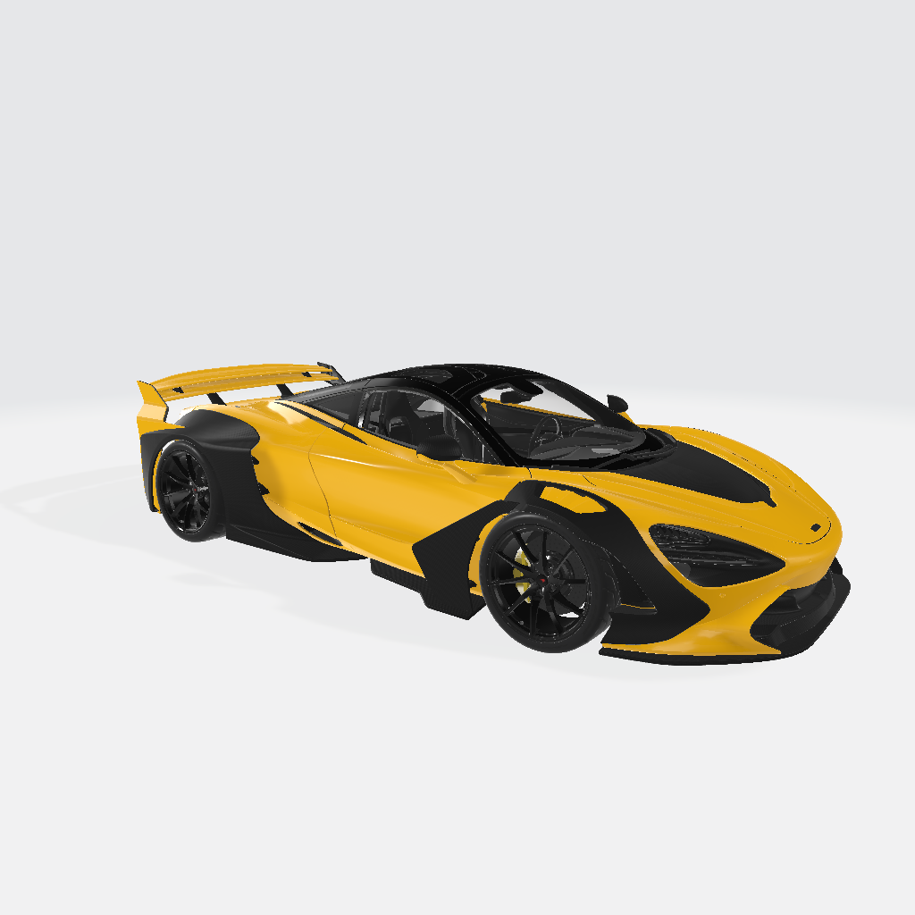McLaren 720s Zacoe Galaxy 3D Model
