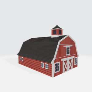 Red Barn 3D Model