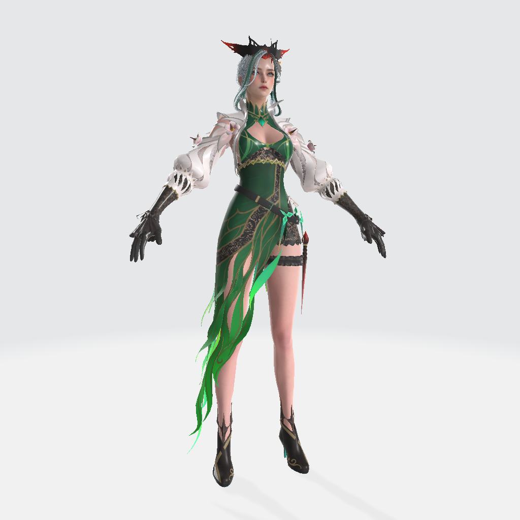 Fiore X Suit Pubg Mobile 3D Model
