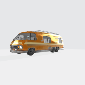FREE GMC Motorhome reimagined low poly