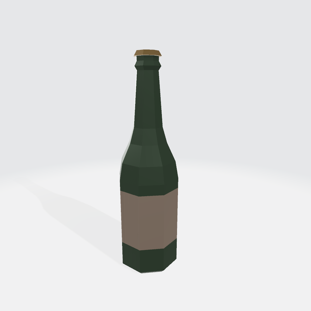 Bottle Low poly