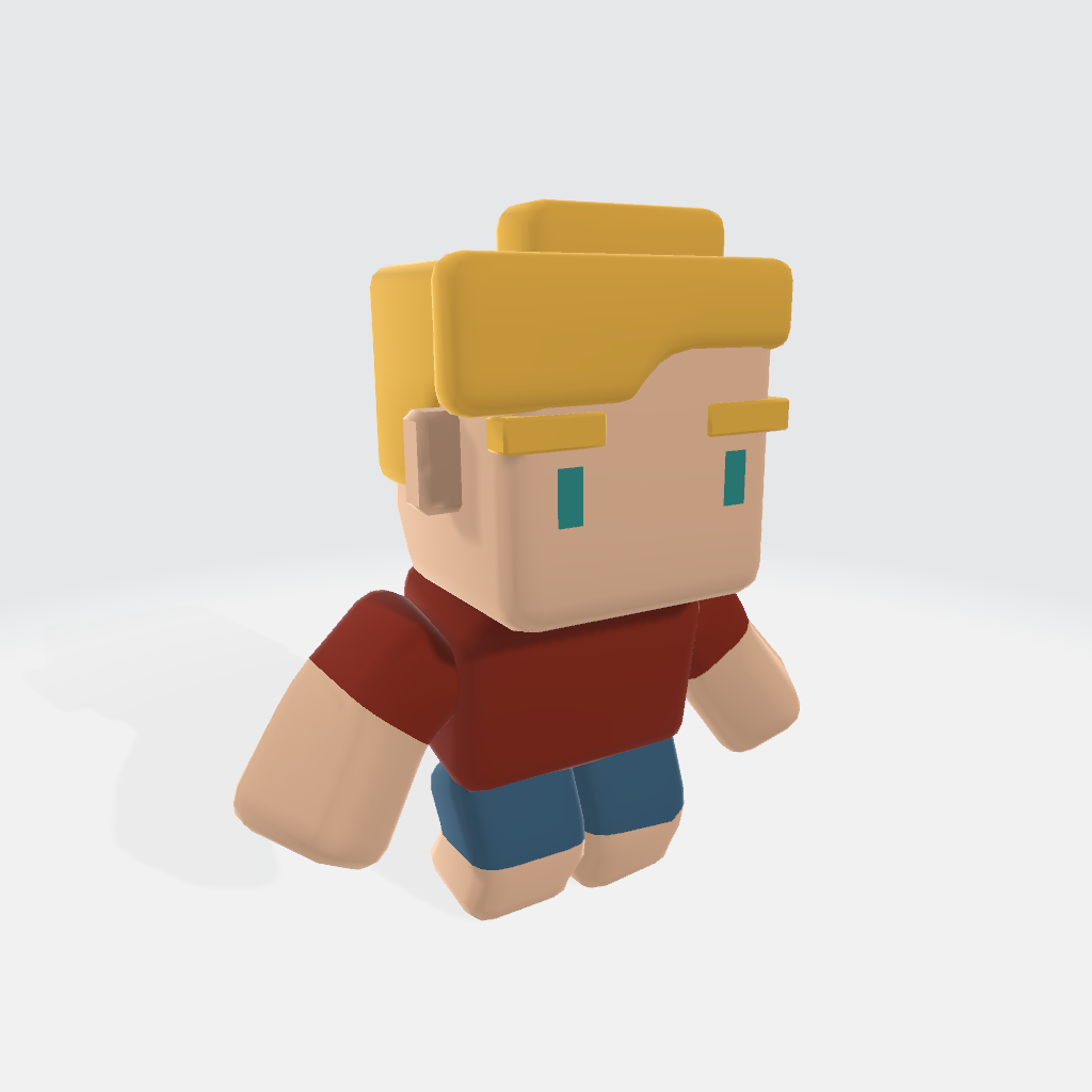 Cube Guy Character