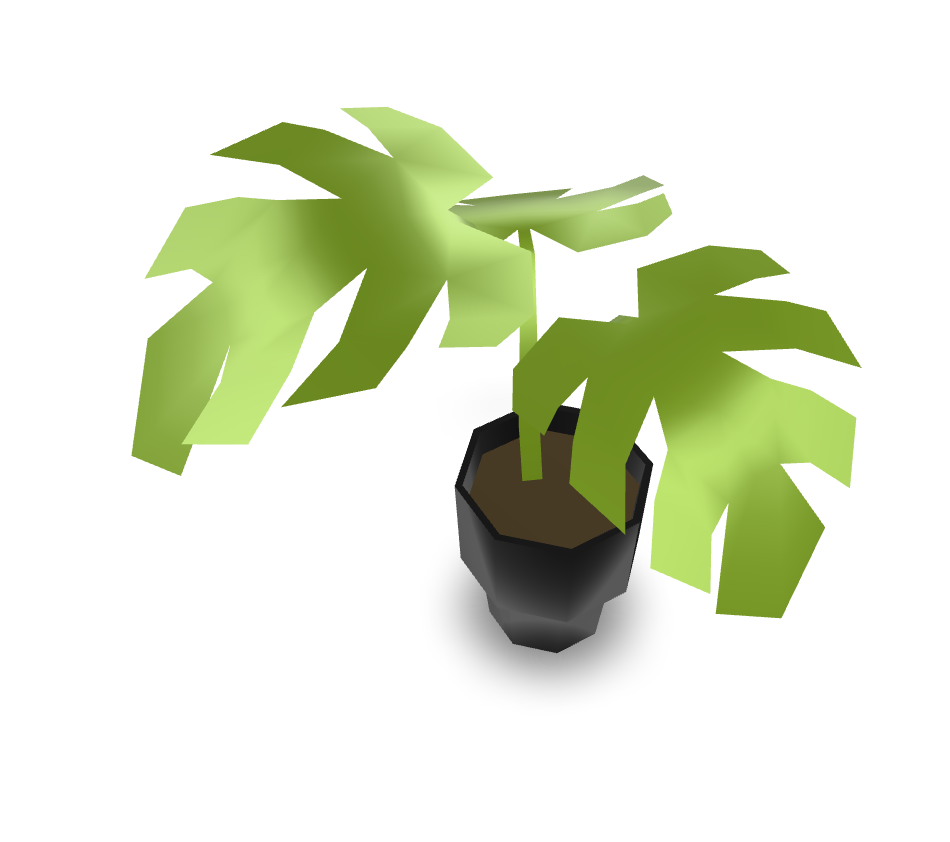 Plant Low Poly 3D Model
