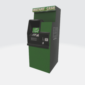 ATM Machine Low Poly 3D Model