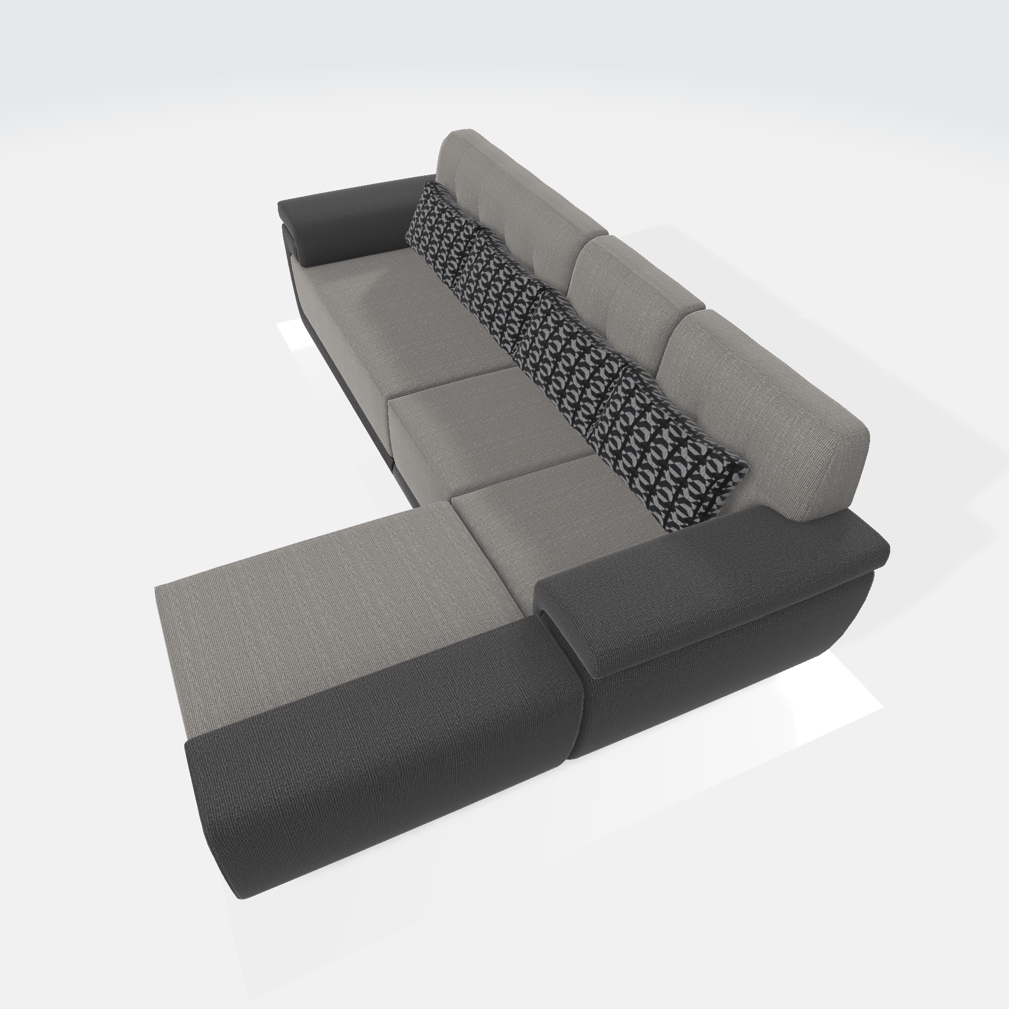 L Shape Sofa 3D Model