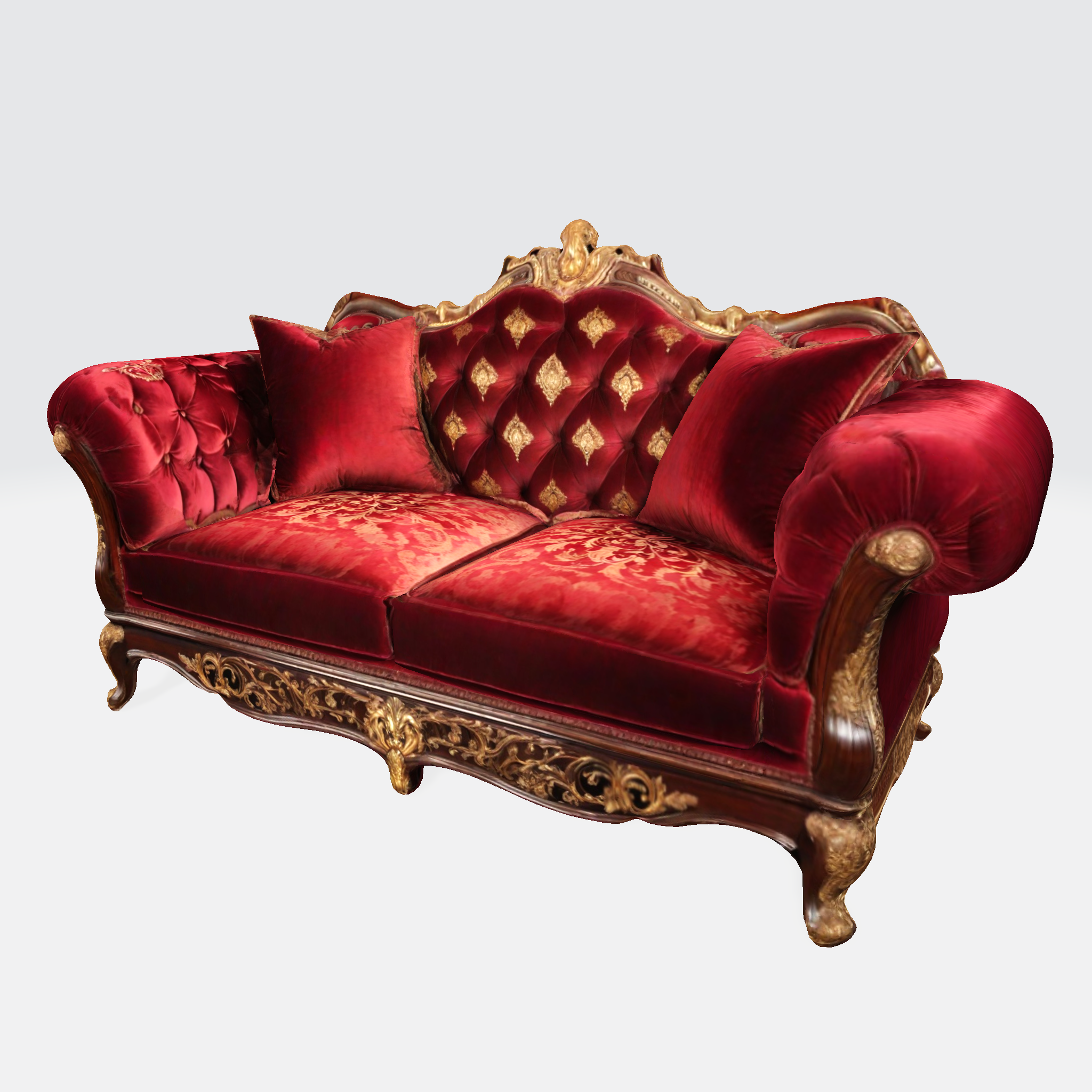 Luxury Sofa 3D Model