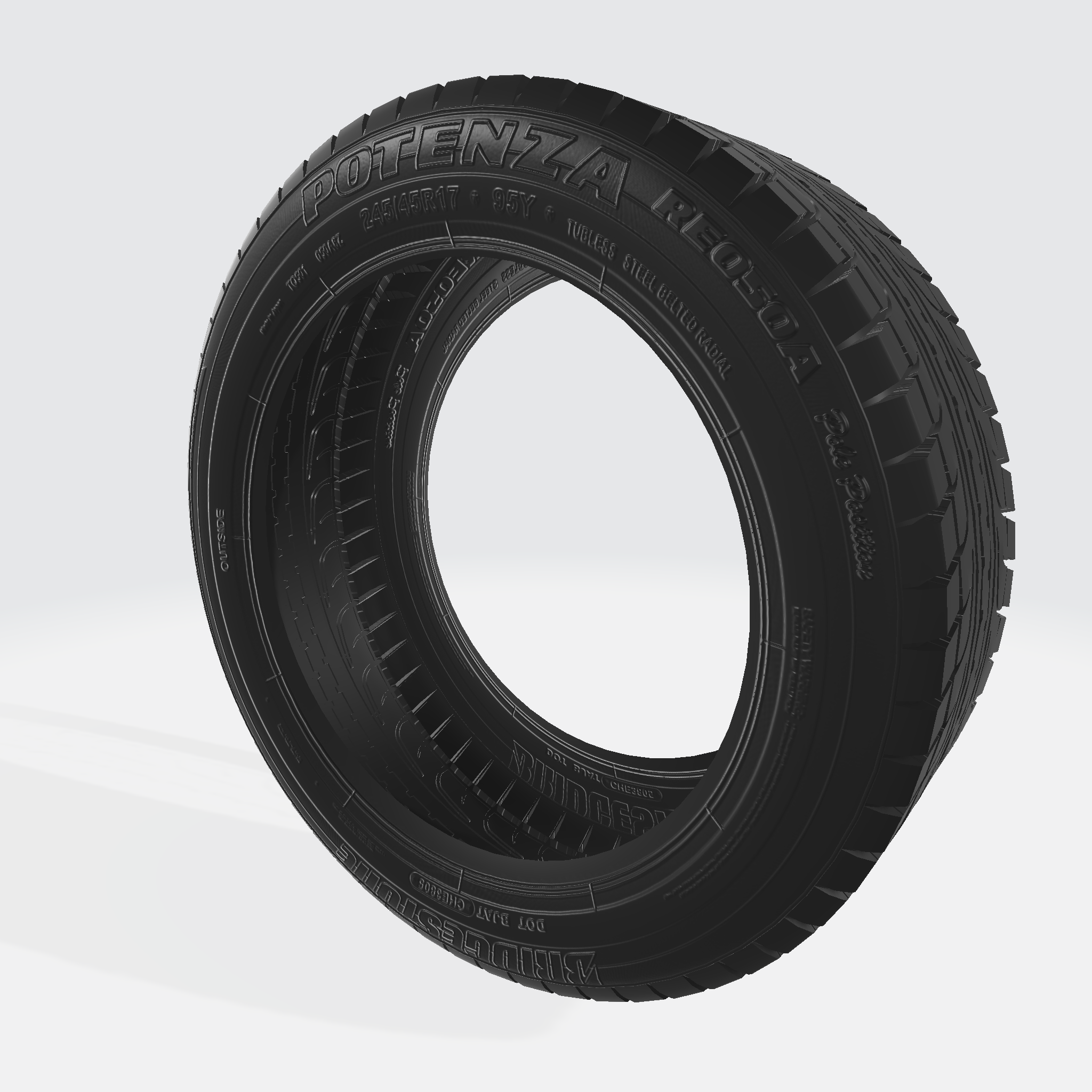 Truck Tire 3D Model