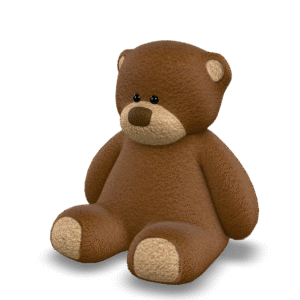 Cuddly Teddy Bear 3D Model