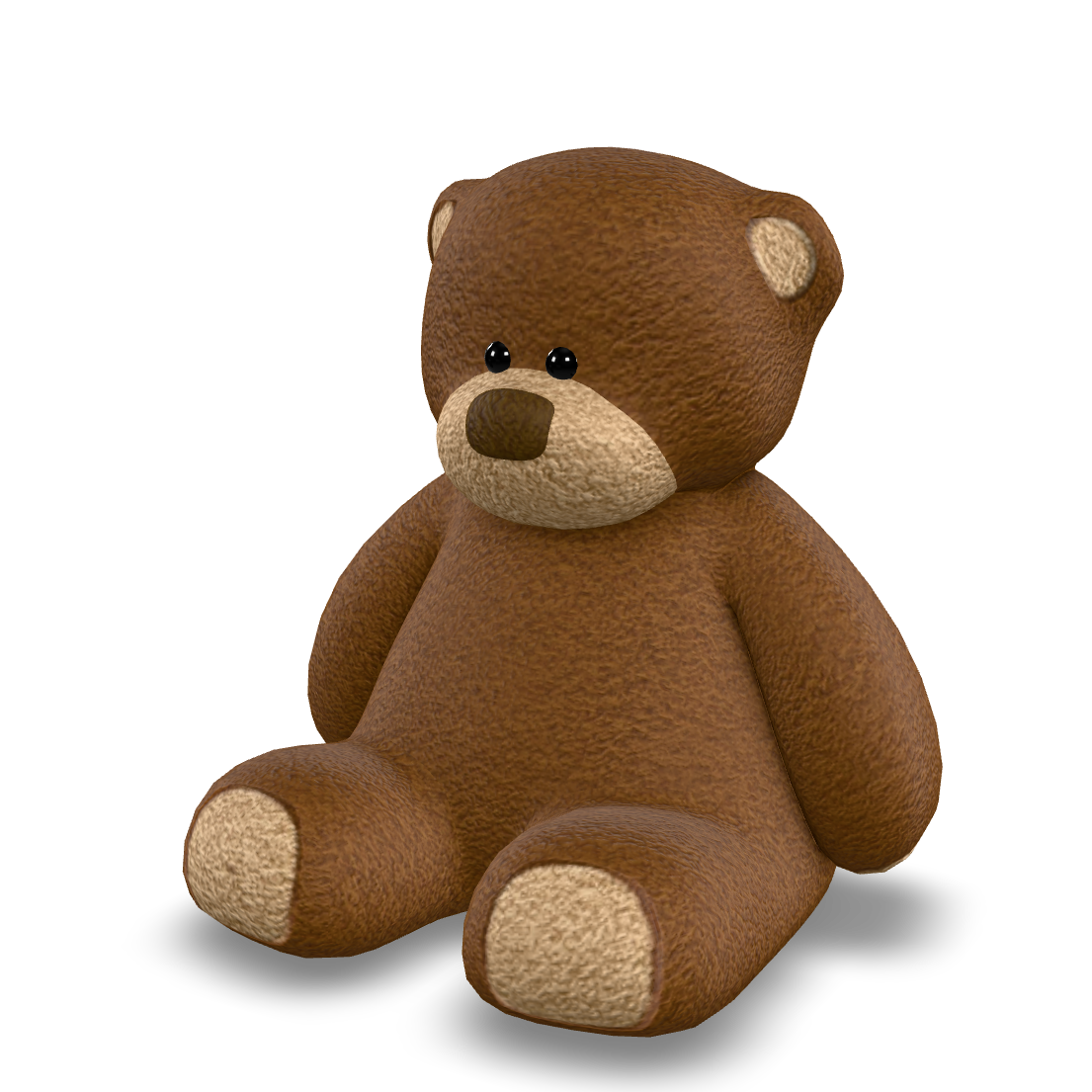 Cuddly Teddy Bear 3D Model