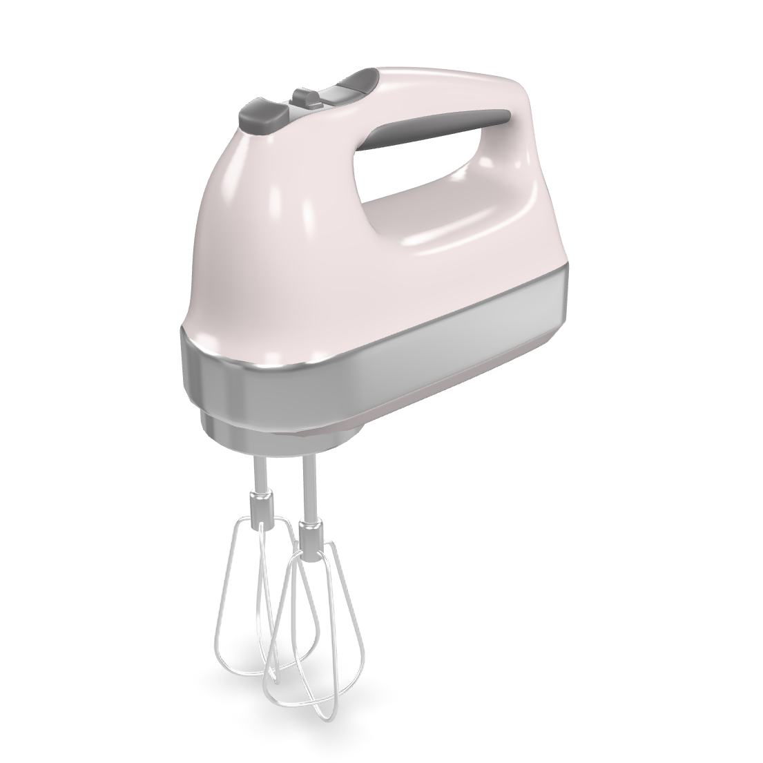 Retro Hand Mixer 3D Model