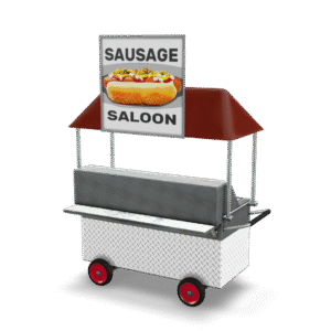 Hot Dog Cart 3D Model