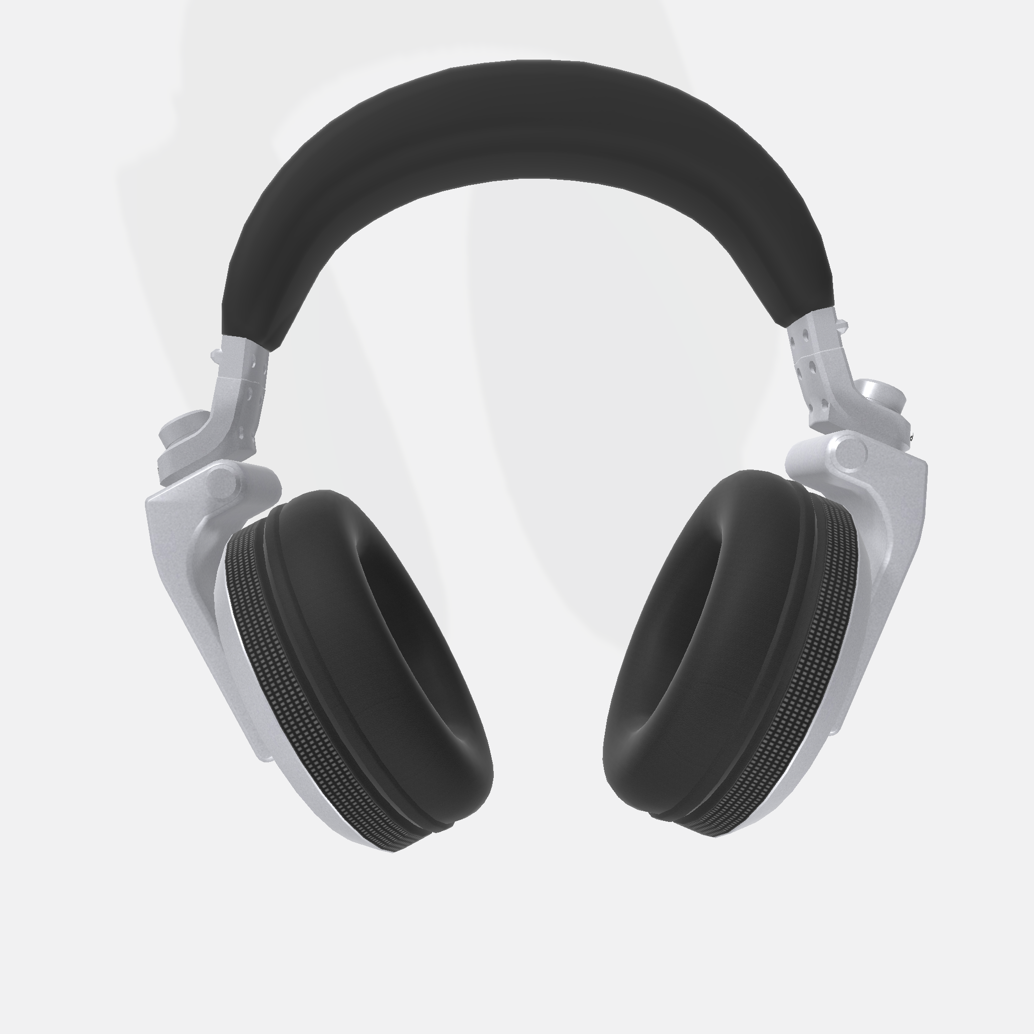 Pioneer HDJ-X5 Headphones 3D Model Front View