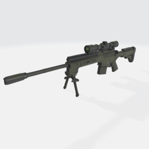 Thermal Sniper Rifle 3D Model