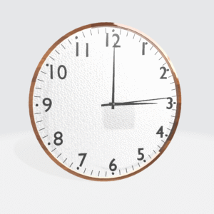 Wall Clock 3D Model