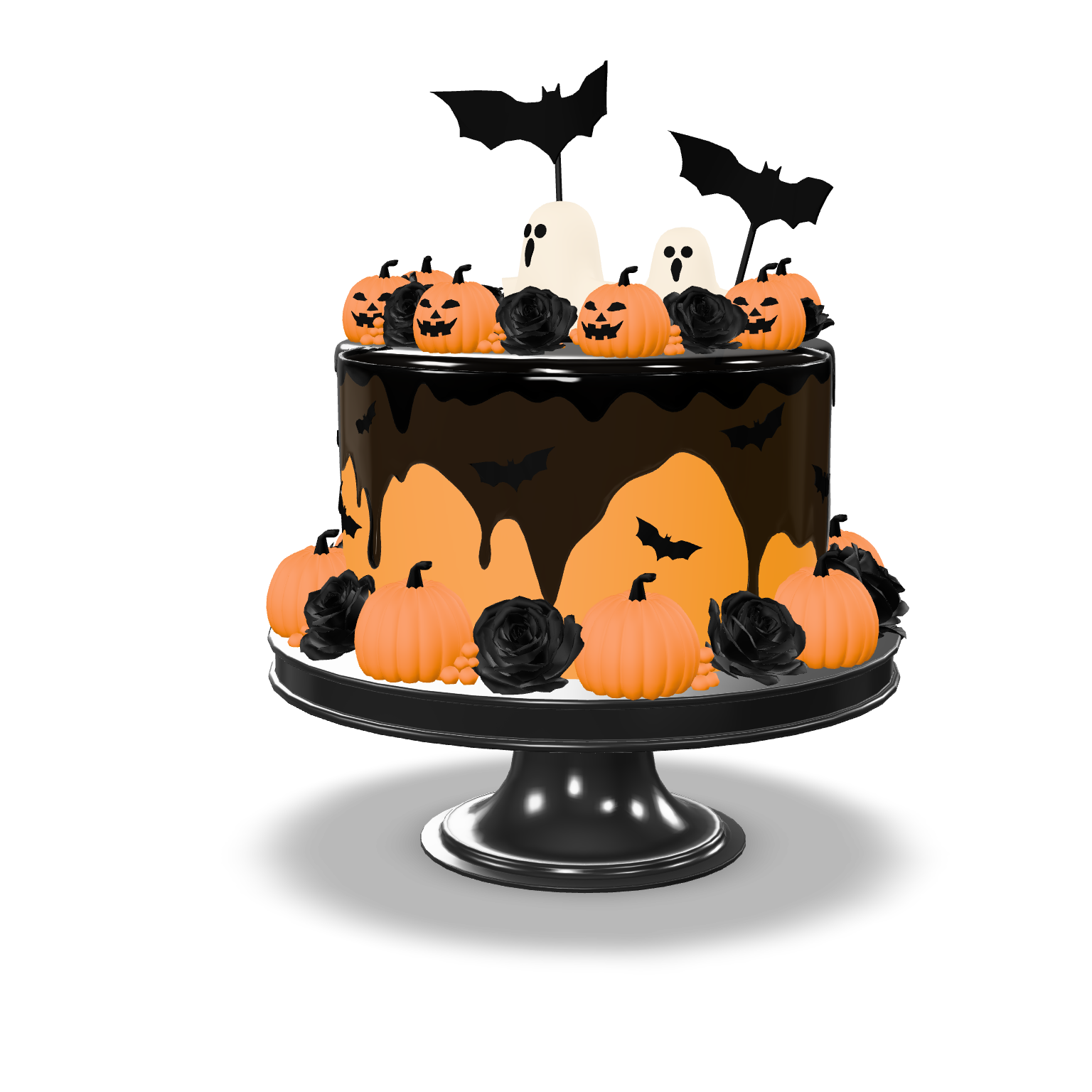 Halloween Cake 3D Model