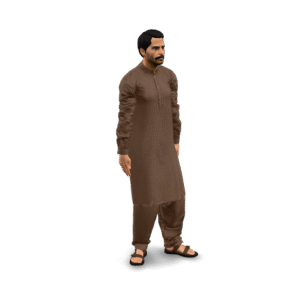 Pakistani Man Rigged 3D Model