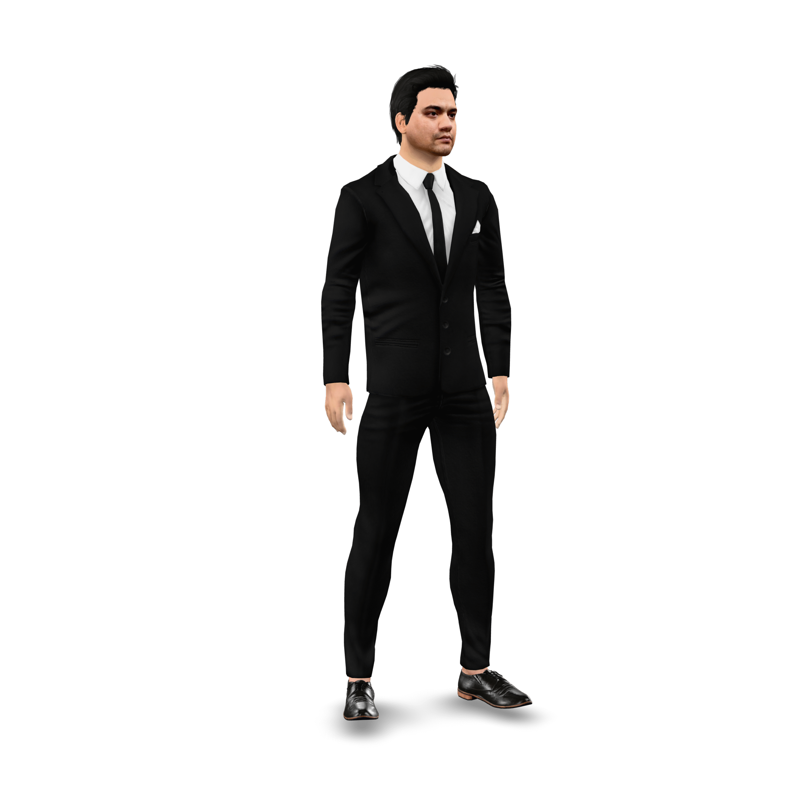 Businessman Rig 3D Model