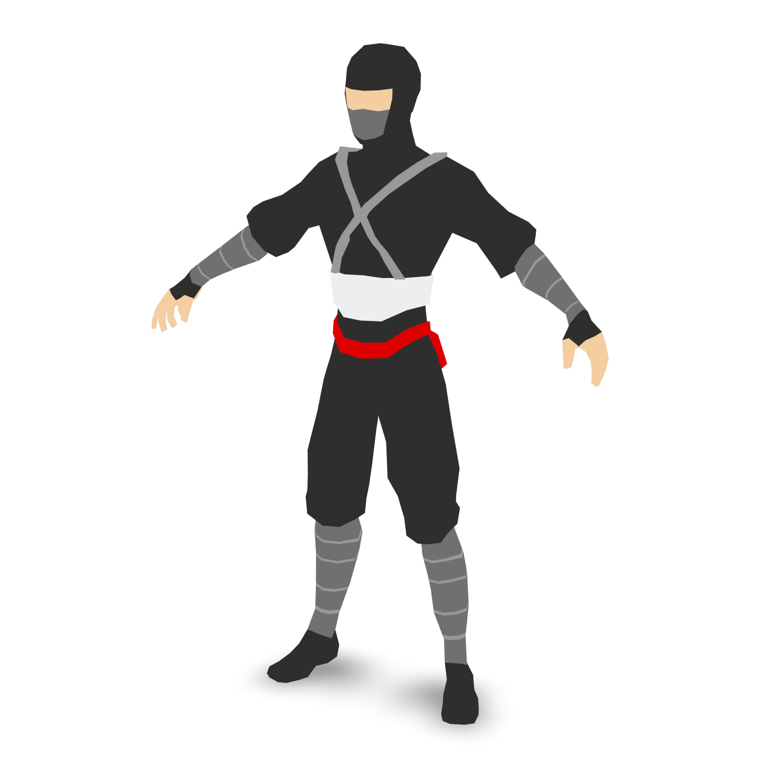 Ninja Warrior 3D Model