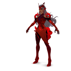 Crimson Sorceress 3D Model