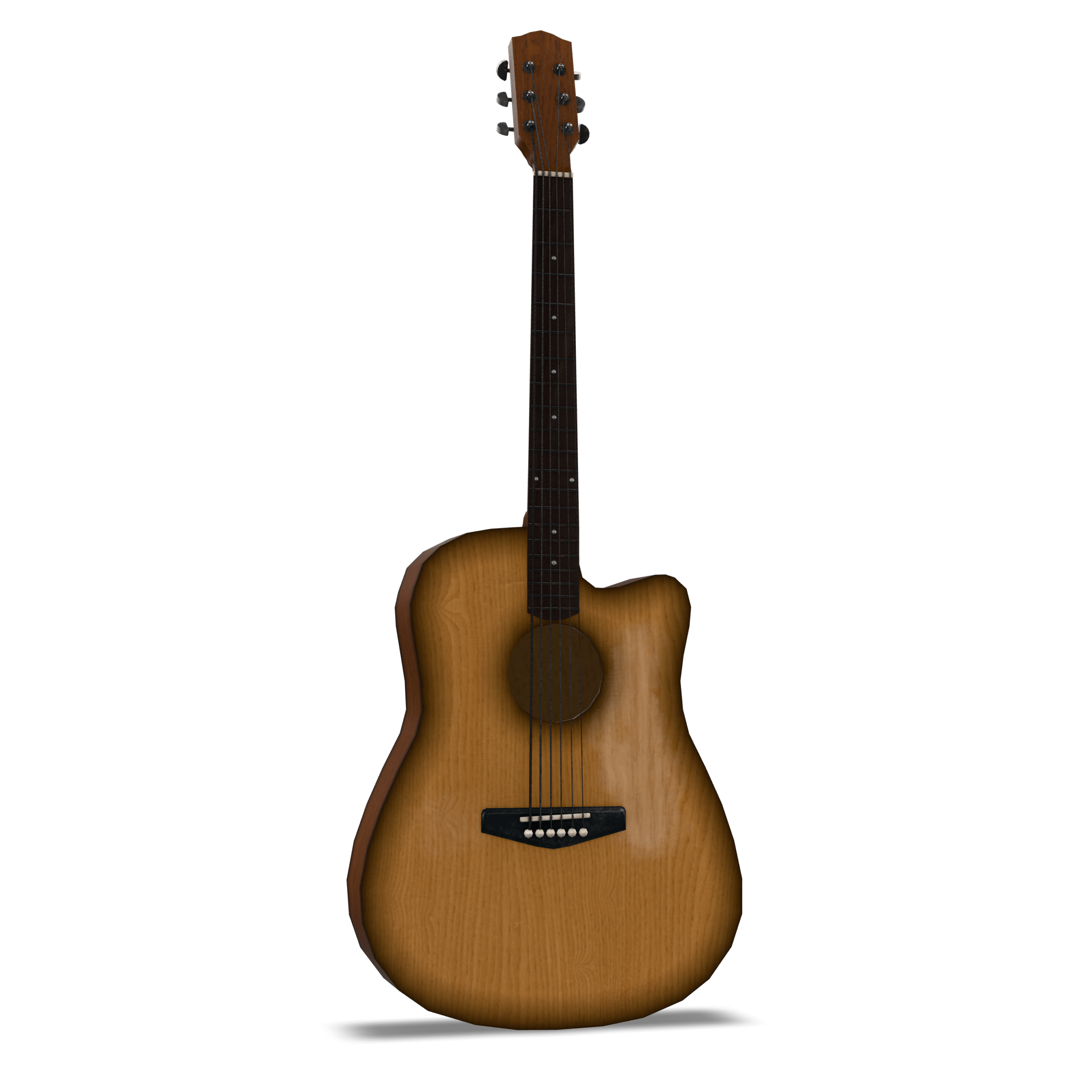 Acoustic Guitar 3D 3D Model
