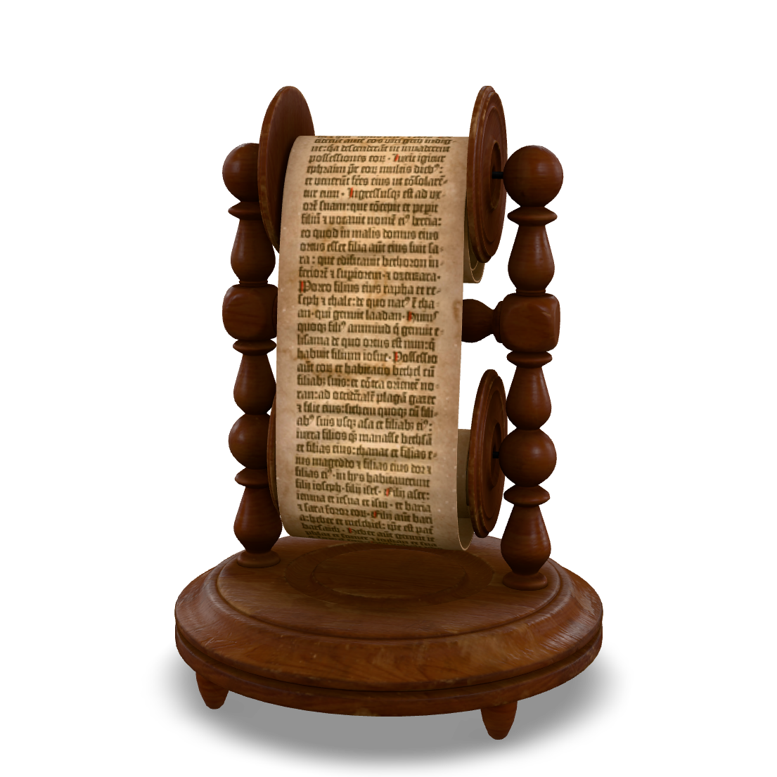 Ancient Scroll 3D Model