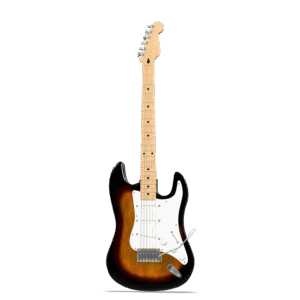 Sunburst Electric Guitar 3D Model