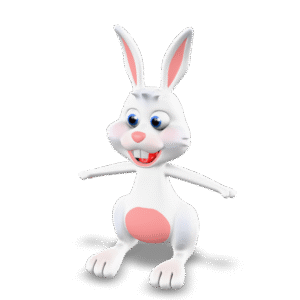 Cartoon Bunny 3D Model