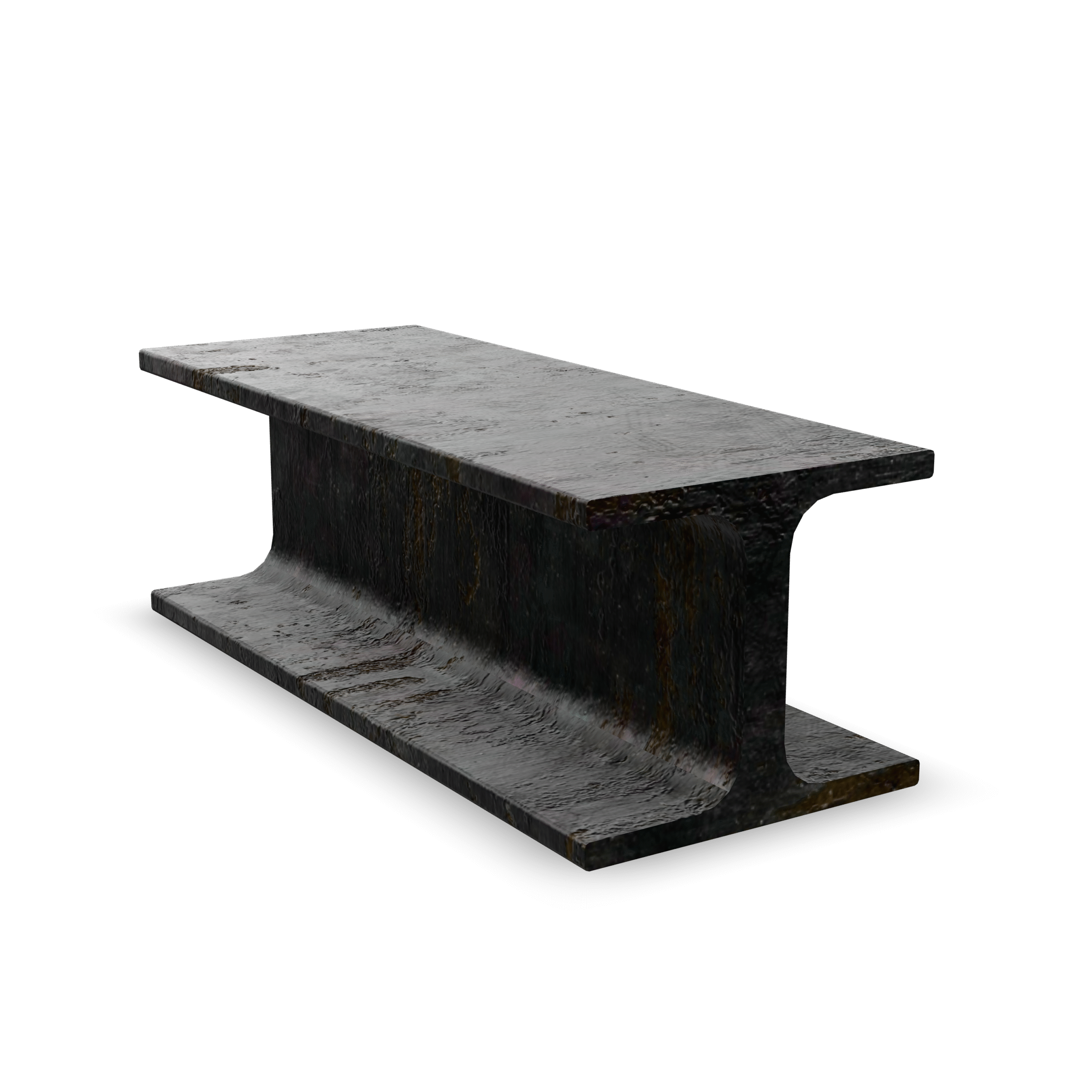Rusty I-Beam 3D Model