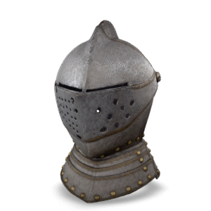 Medieval Knight Helmet 3D Model