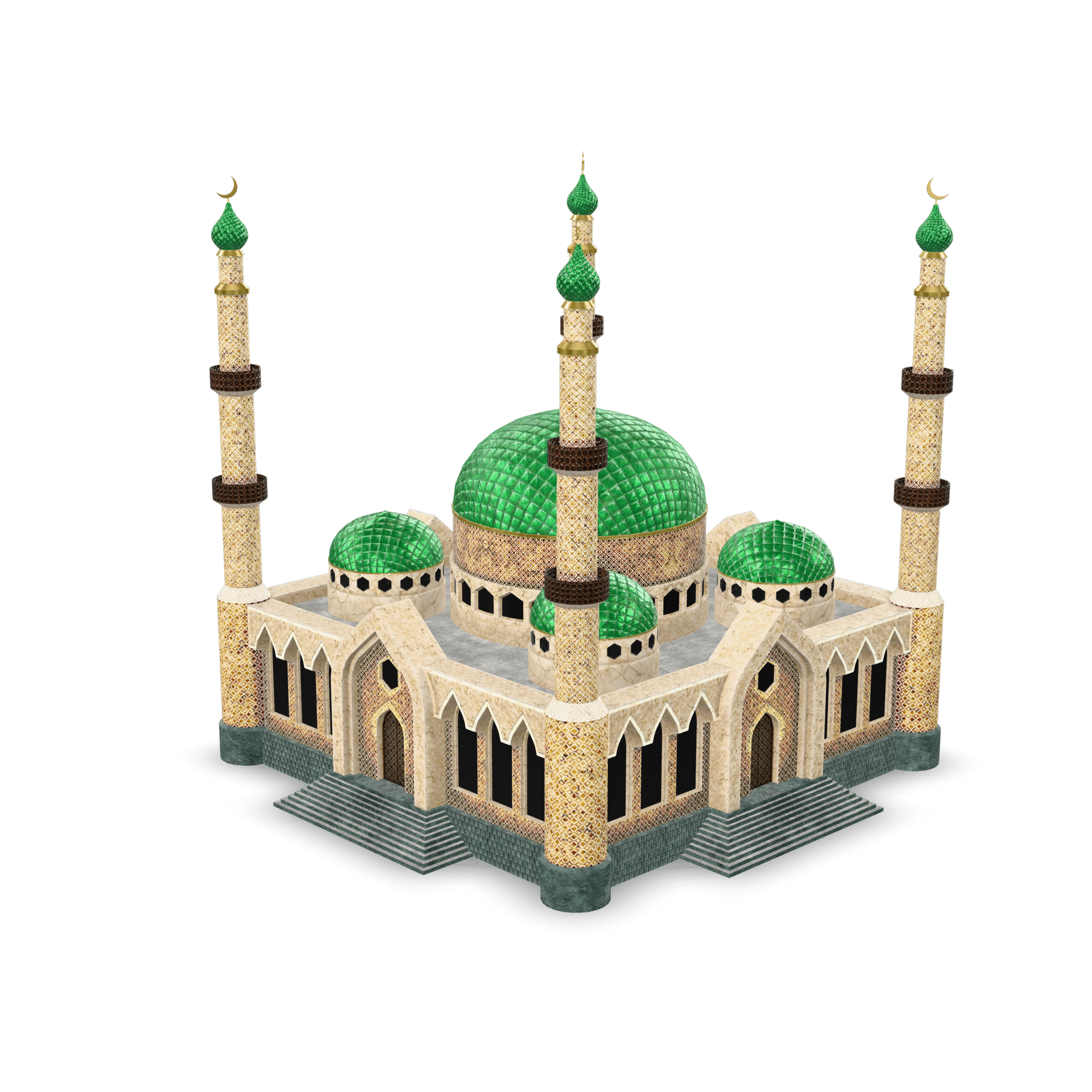 Mosque 3D Model 3D Model