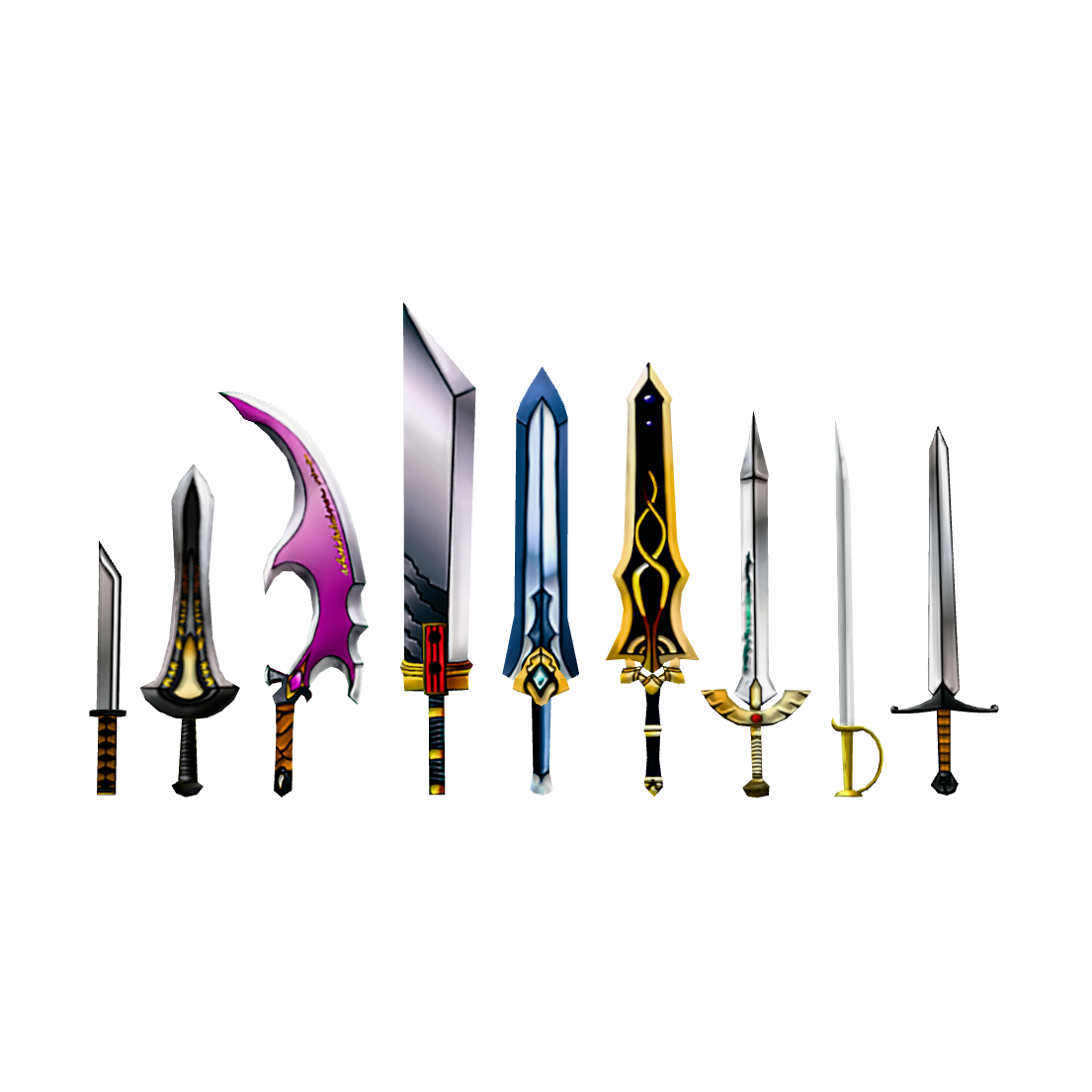 Fantasy Sword Pack 3D