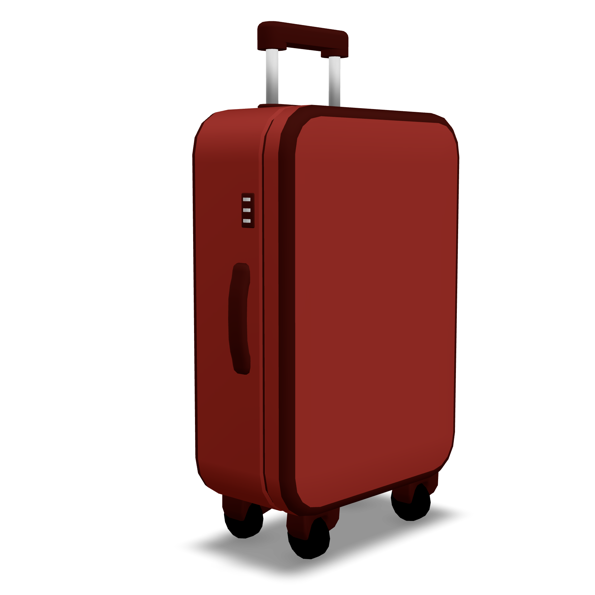 Rolling Suitcase 3D Model