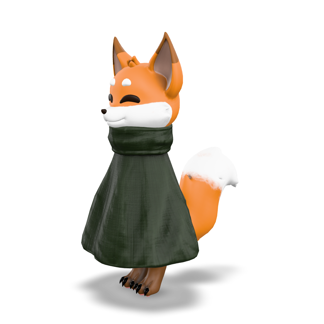 Cozy Fox Character 3D Model
