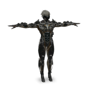 Cybernetic Soldier 3D Model