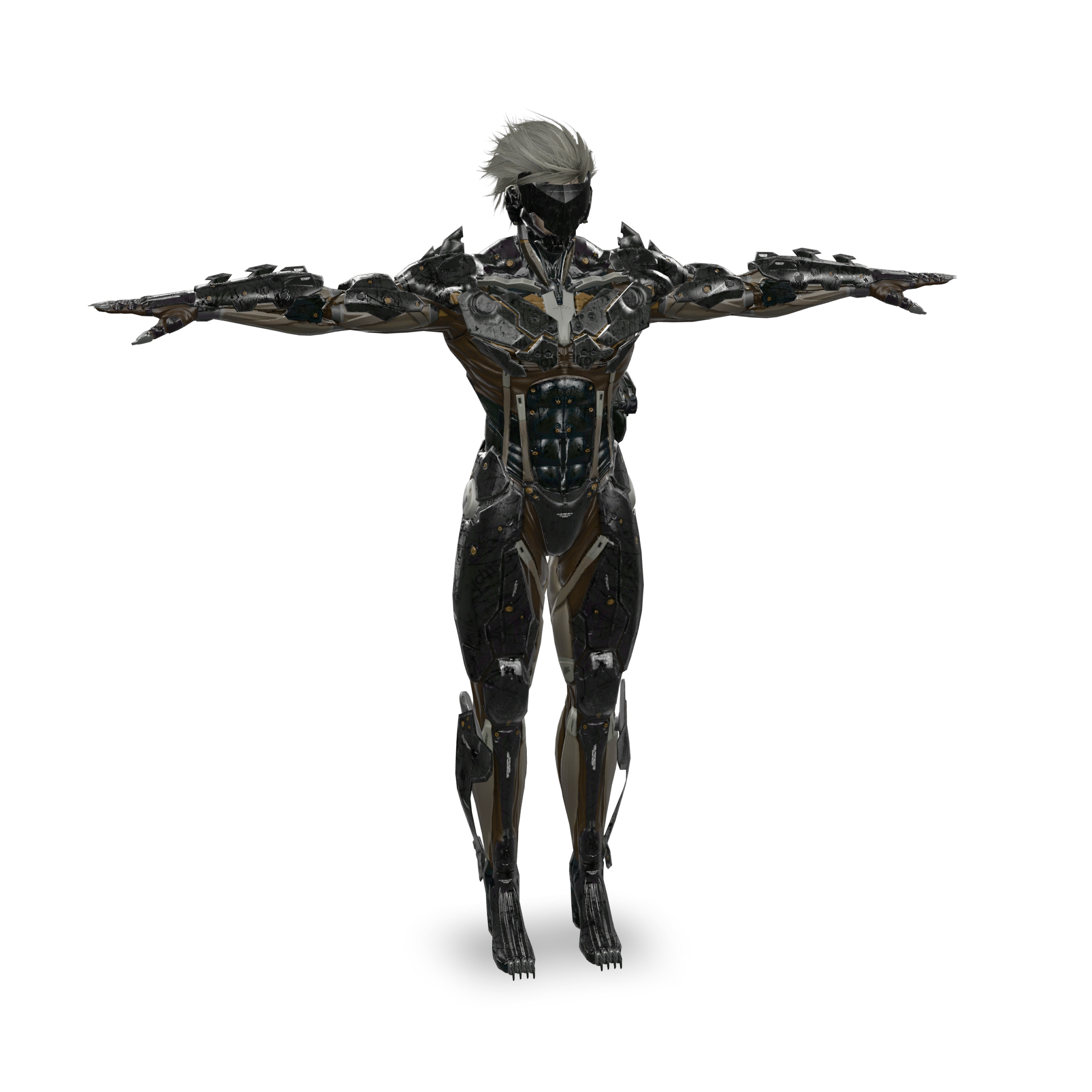 Cybernetic Soldier 3D Model