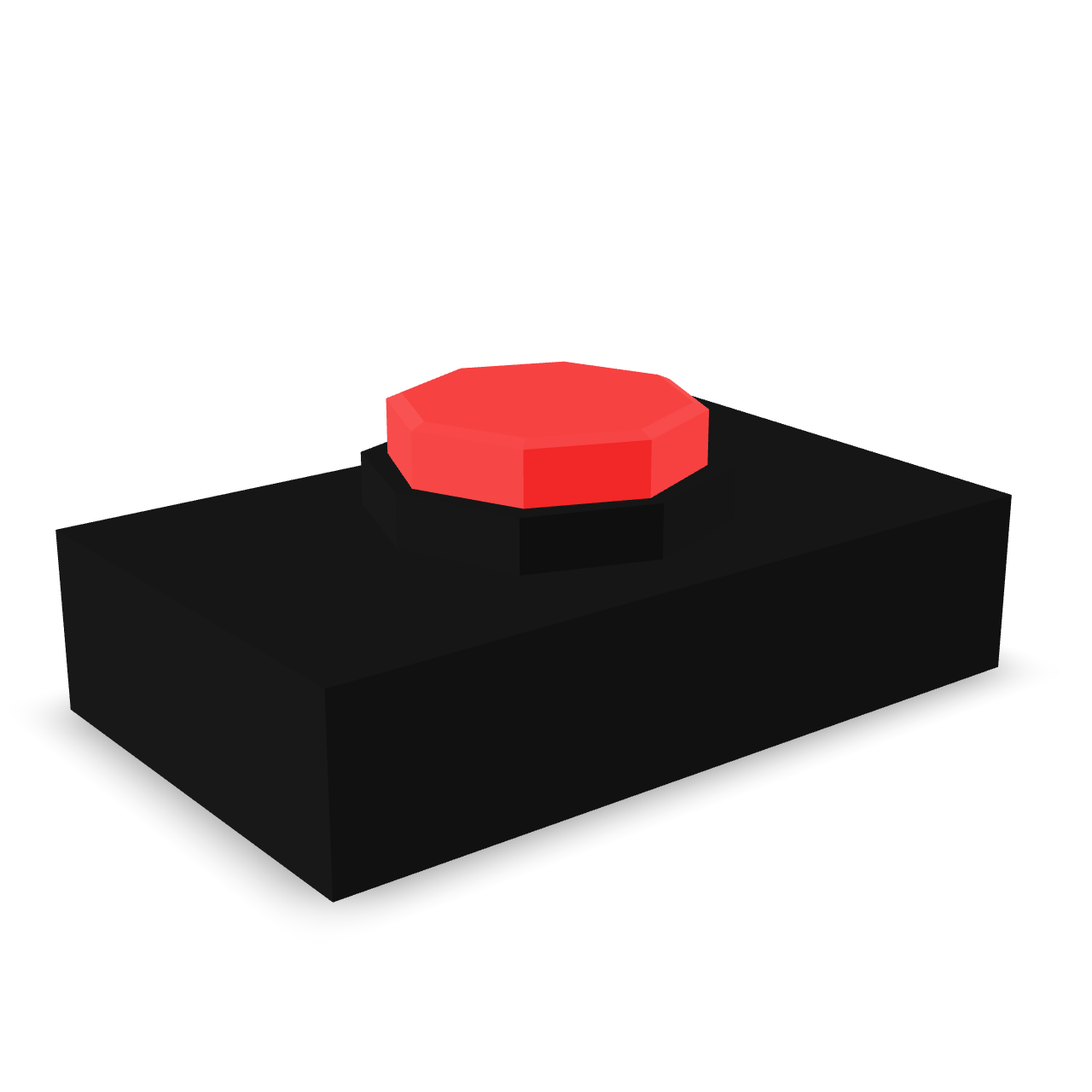Emergency Stop Button 3D Model
