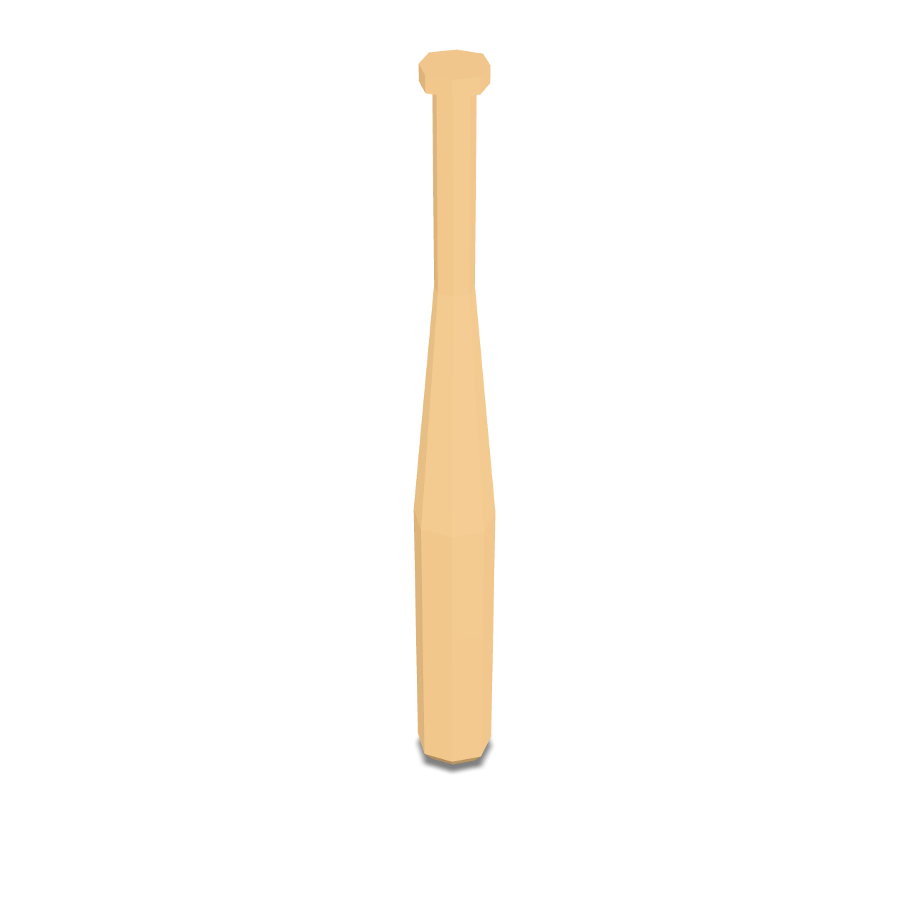 Simple Baseball Bat 3D Model