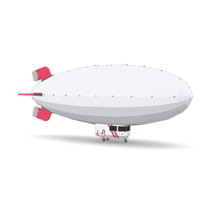 Stylized Airship Model 3D Model