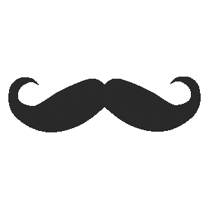 Stylized Mustache 3D Model