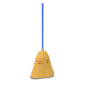 Stylized Broom Model 3D Model