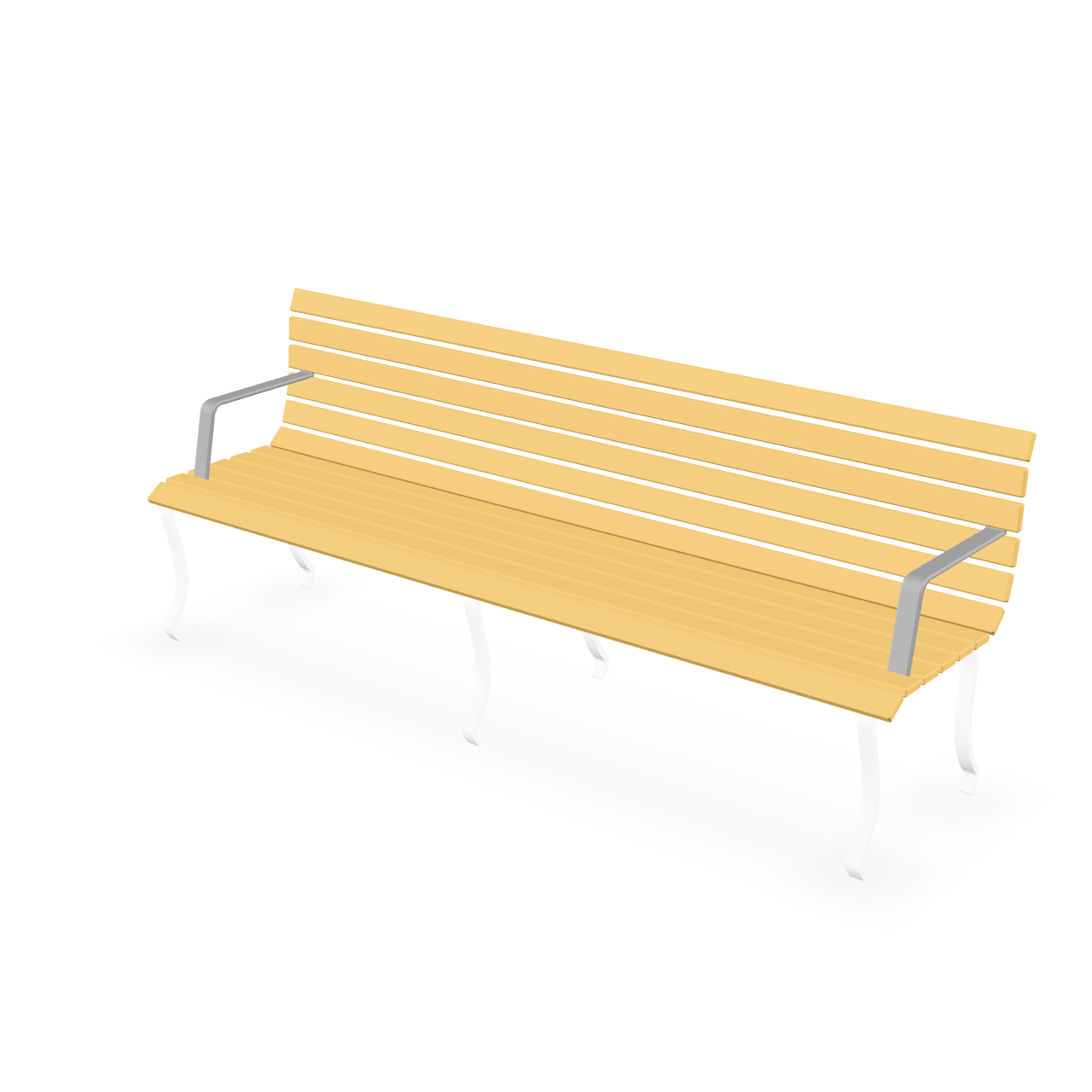 Park Bench 3D Model