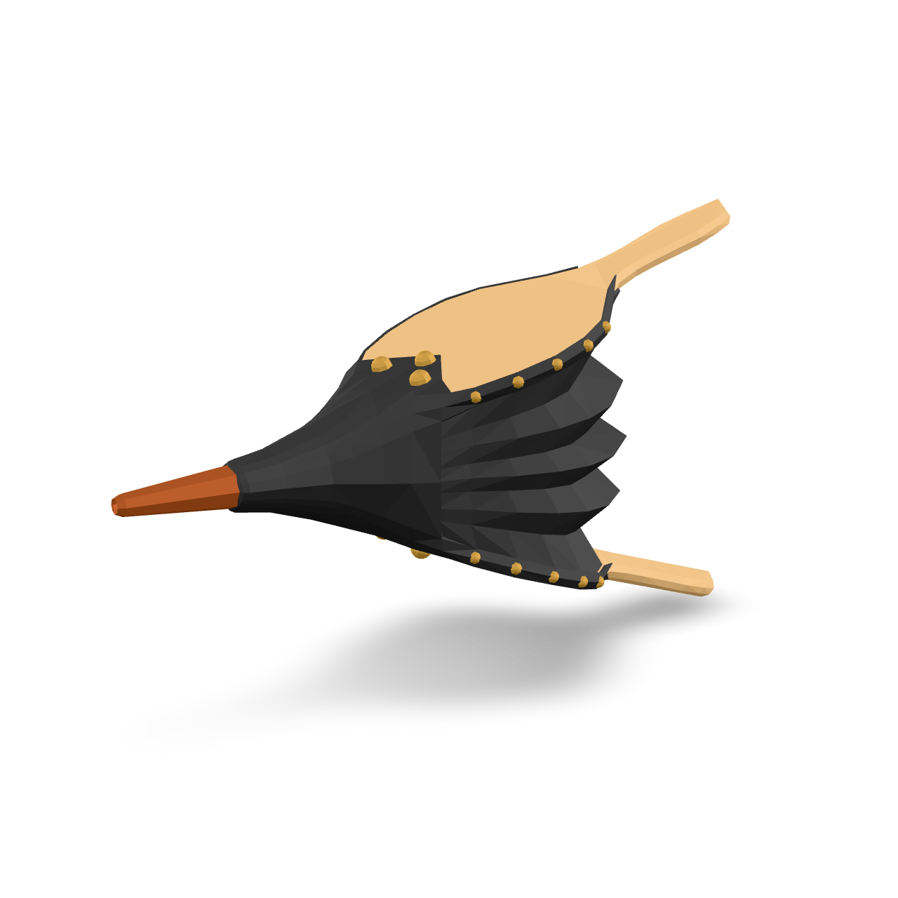 Vintage Fire Bellows 3D Model